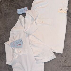 Cat & Jack White Polo Shirt Classic Design